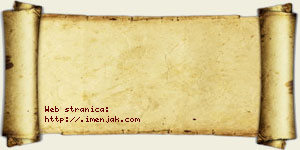 Javor Veljoglavac vizit kartica